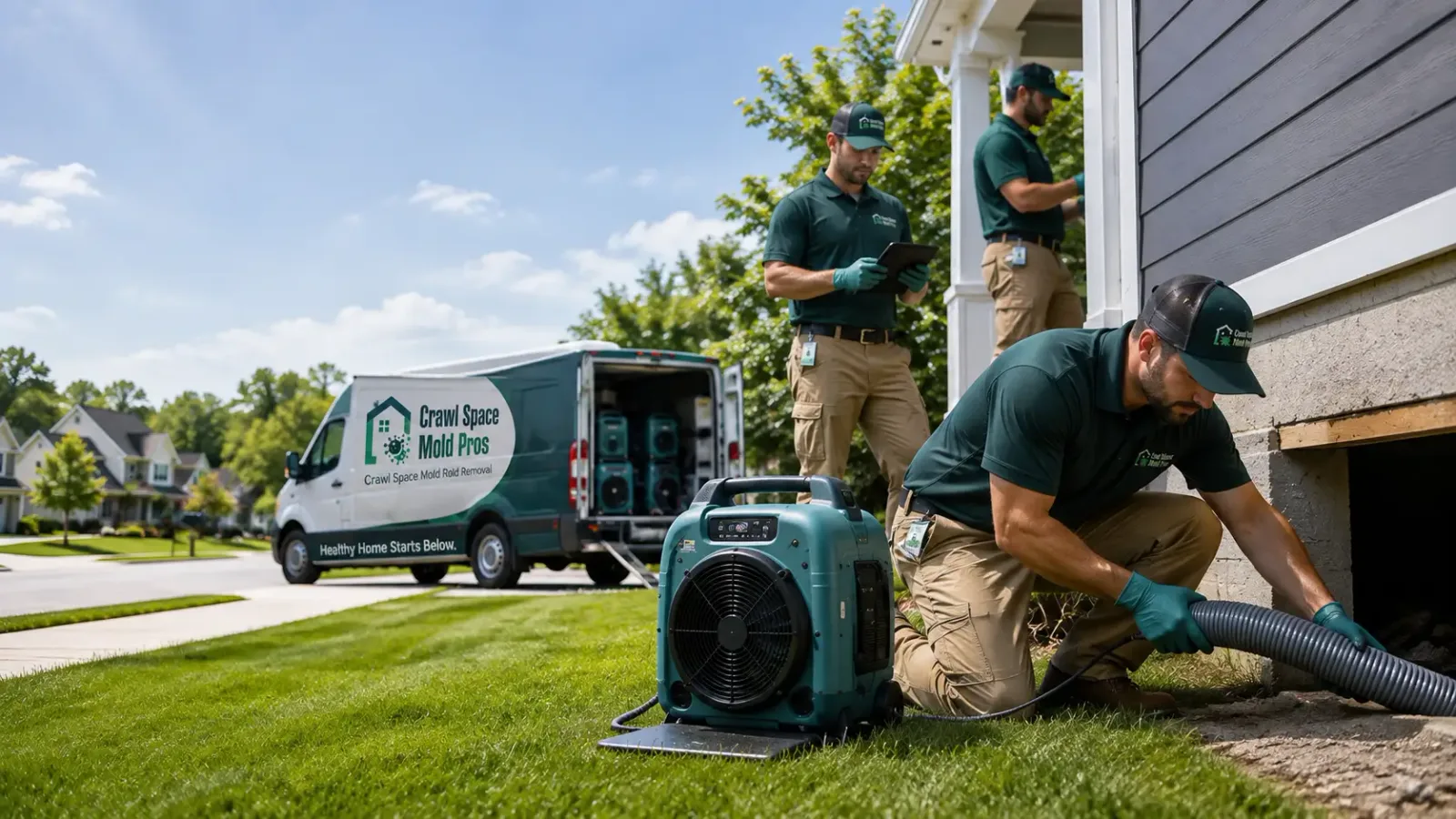 Crawl Space Mold Removal in Richland, OR